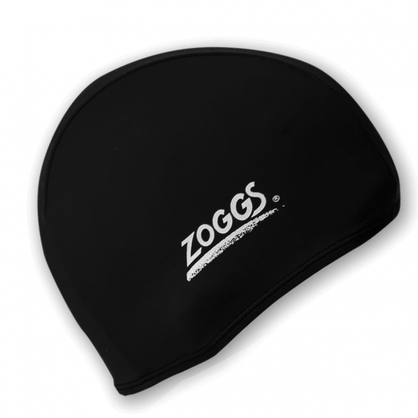 Zoggs silicone swim cap black ZOGGS300771